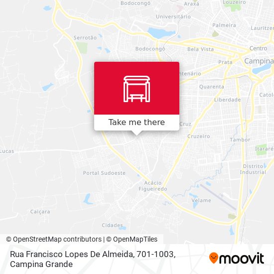 Rua Francisco Lopes De Almeida, 701-1003 map