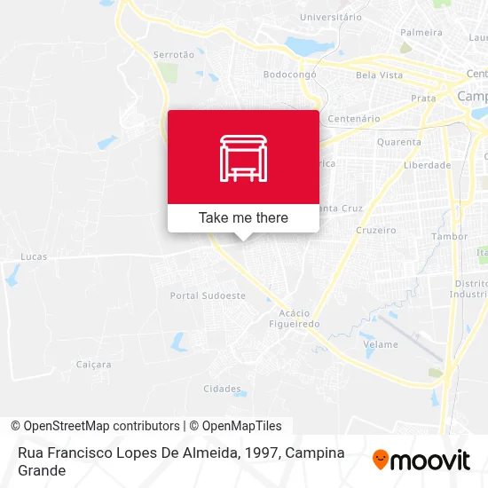 Rua Francisco Lopes De Almeida, 1997 map