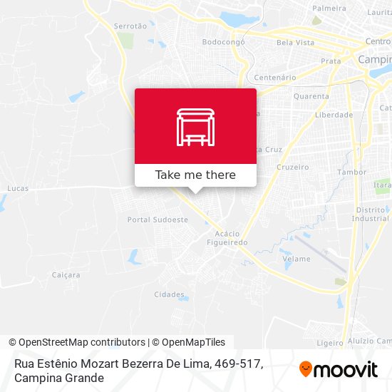 Rua Estênio Mozart Bezerra De Lima, 469-517 map