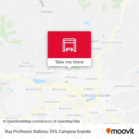 Rua Professor Balbino, 595 map