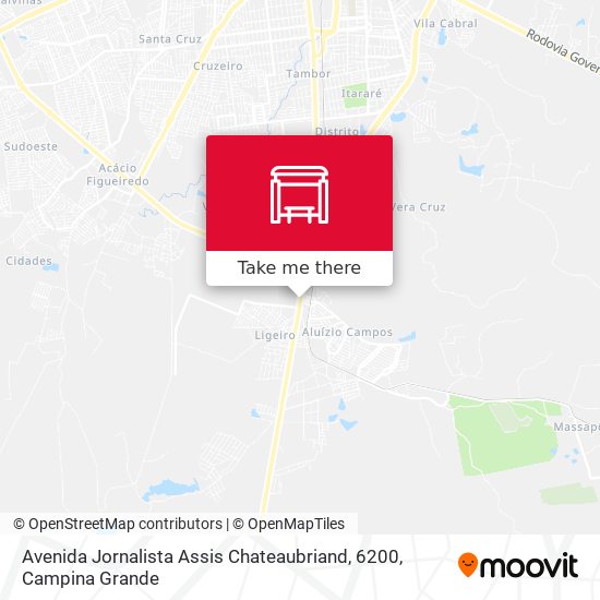 Mapa Avenida Jornalista Assis Chateaubriand, 6200