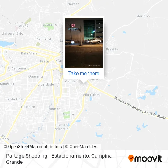 Partage Shopping - Estacionamento map