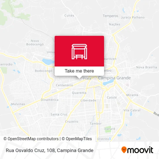 Rua Osvaldo Cruz, 108 map