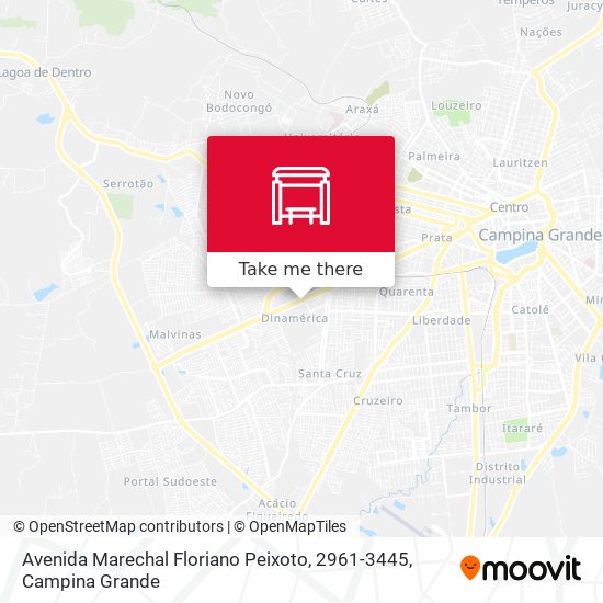 Mapa Avenida Marechal Floriano Peixoto, 2961-3445