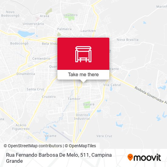Mapa Rua Fernando Barbosa De Melo, 511