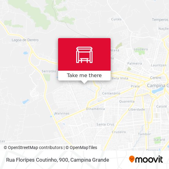 Rua Florípes Coutinho, 900 map
