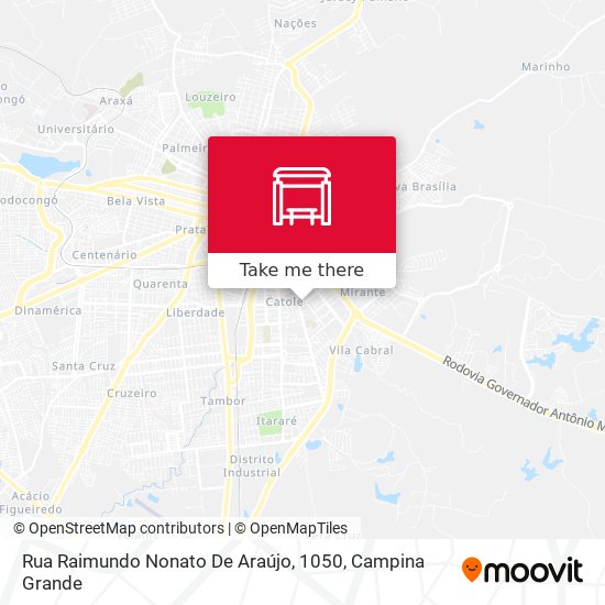 Mapa Rua Raimundo Nonato De Araújo, 1050