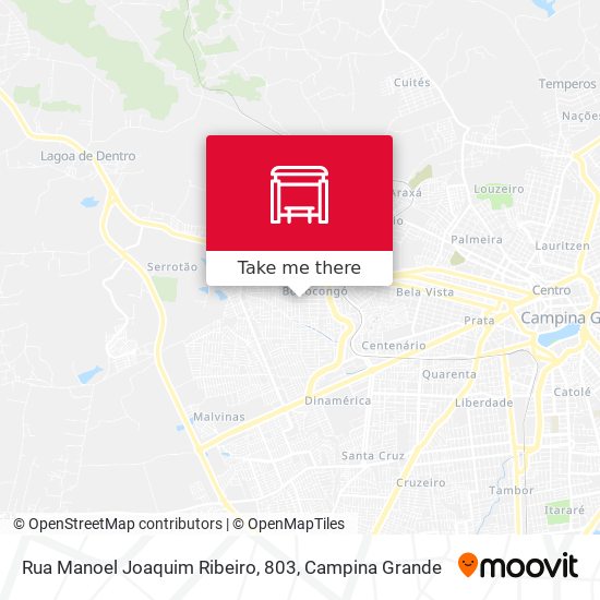 Rua Manoel Joaquim Ribeiro, 803 map