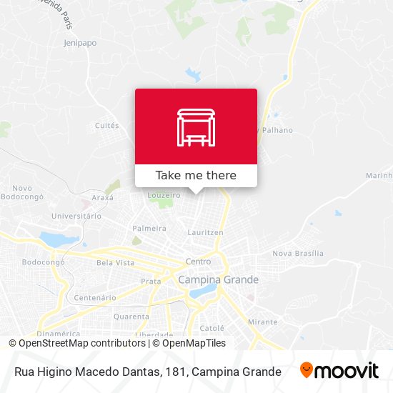 Rua Higino Macedo Dantas, 181 map