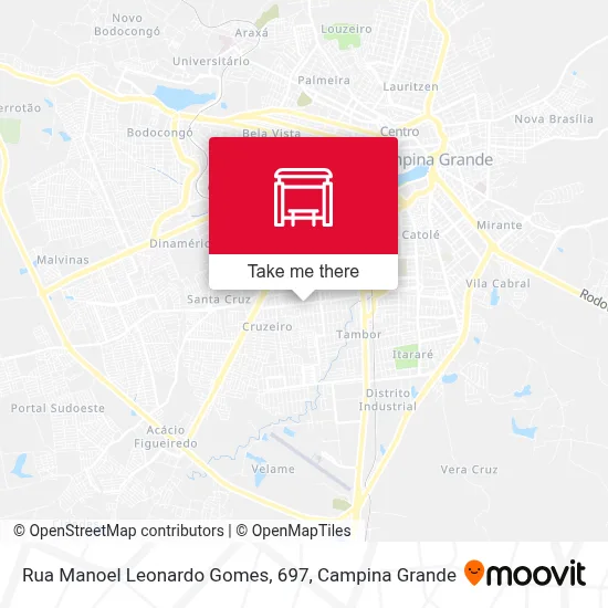 Rua Manoel Leonardo Gomes, 697 map