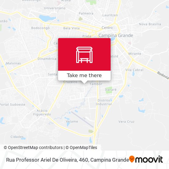 Rua Professor Ariel De Oliveira, 460 map