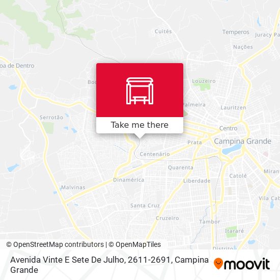 Avenida Vinte E Sete De Julho, 2611-2691 map