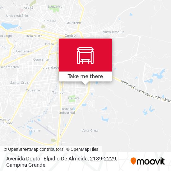 Avenida Doutor Elpídio De Almeida, 2189-2229 map