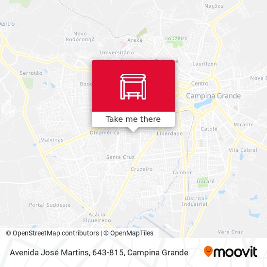 Avenida José Martins, 643-815 map