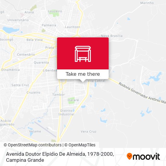 Avenida Doutor Elpídio De Almeida, 1978-2000 map