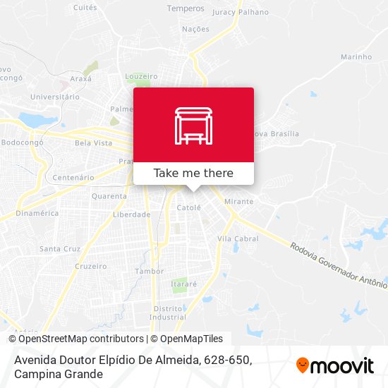 Avenida Doutor Elpídio De Almeida, 628-650 map