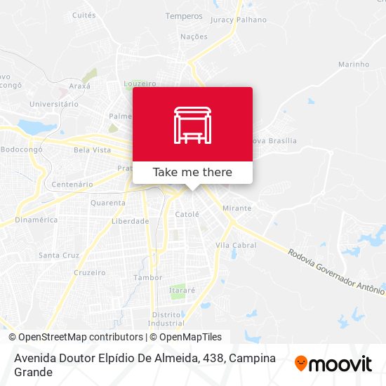 Avenida Doutor Elpídio De Almeida, 438 map