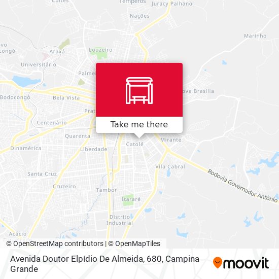 Avenida Doutor Elpídio De Almeida, 680 map