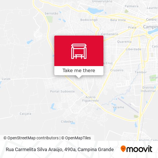 Rua Carmelita Silva Araújo, 490a map