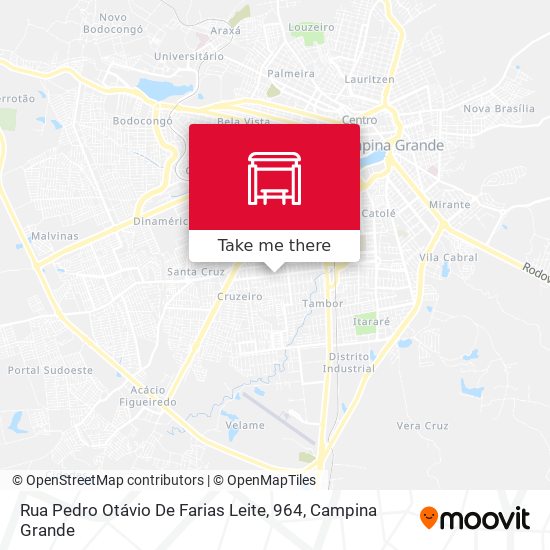 Rua Pedro Otávio De Farias Leite, 964 map