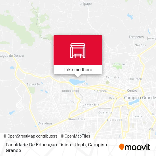 Faculdade De Educação Física - Uepb map