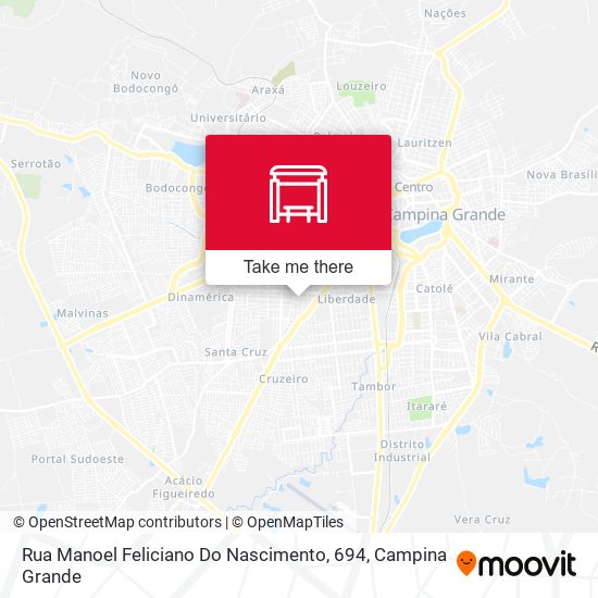 Rua Manoel Feliciano Do Nascimento, 694 map