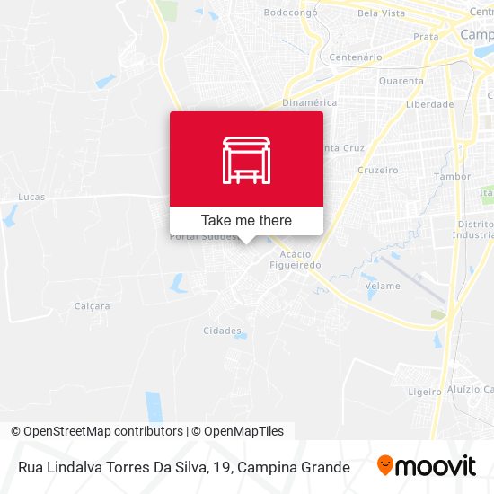 Rua Lindalva Torres Da Silva, 19 map