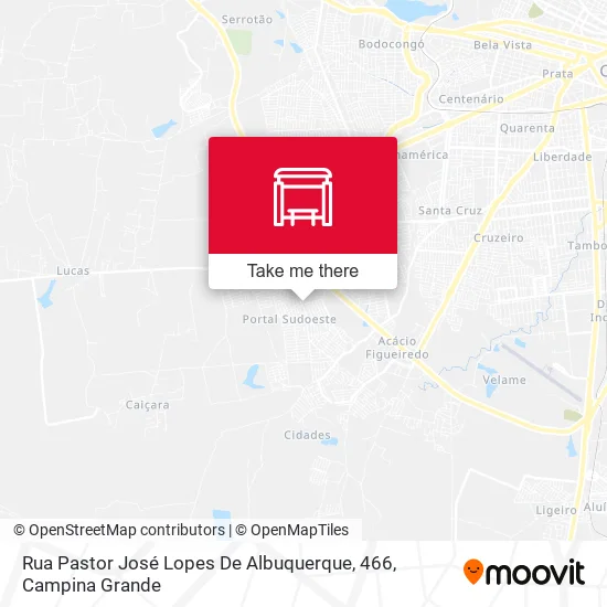 Rua Pastor José Lopes De Albuquerque, 466 map