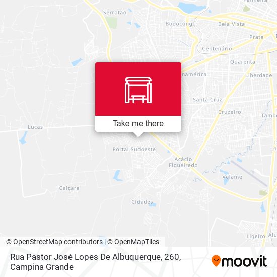 Rua Pastor José Lopes De Albuquerque, 260 map