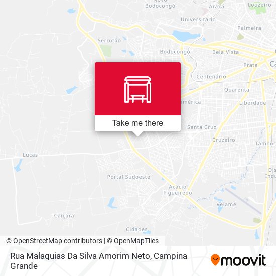 Rua Malaquias Da Silva Amorim Neto map