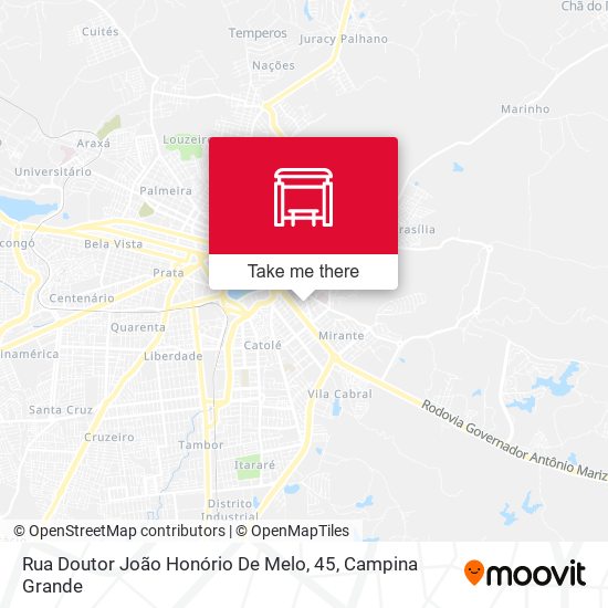 Rua Doutor João Honório De Melo, 45 map