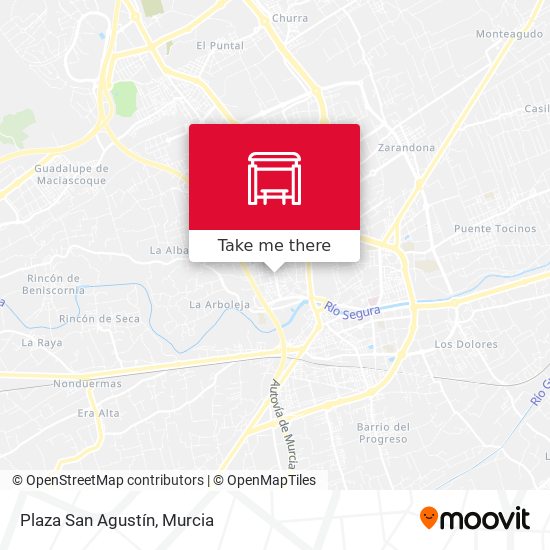 mapa Plaza San Agustín