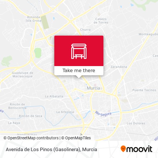 mapa Avenida de Los Pinos (Gasolinera)