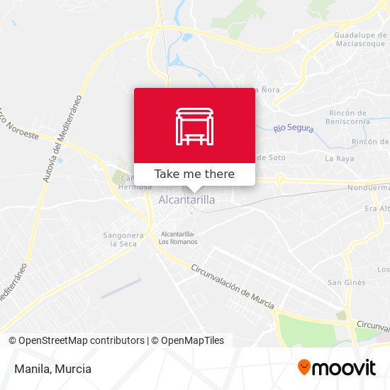 mapa Manila