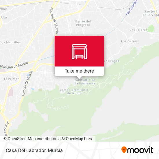 Casa Del Labrador map