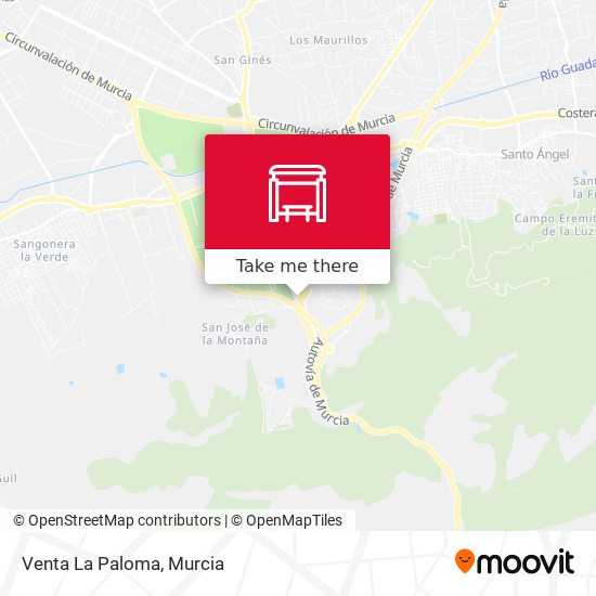 Venta La Paloma map