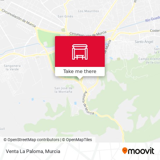 Venta La Paloma map