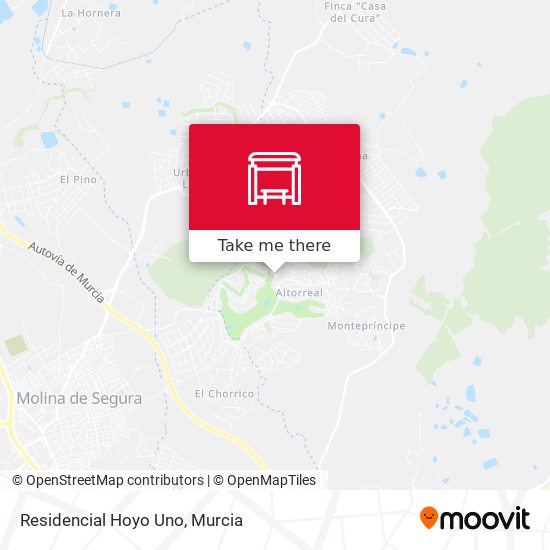 Residencial Hoyo Uno map