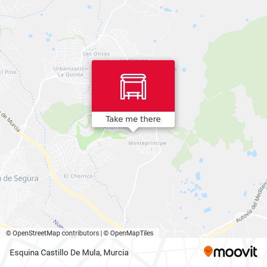 Esquina Castillo De Mula map