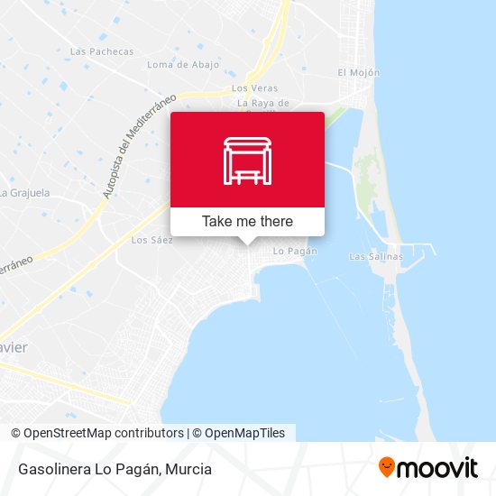 mapa Gasolinera Lo Pagán