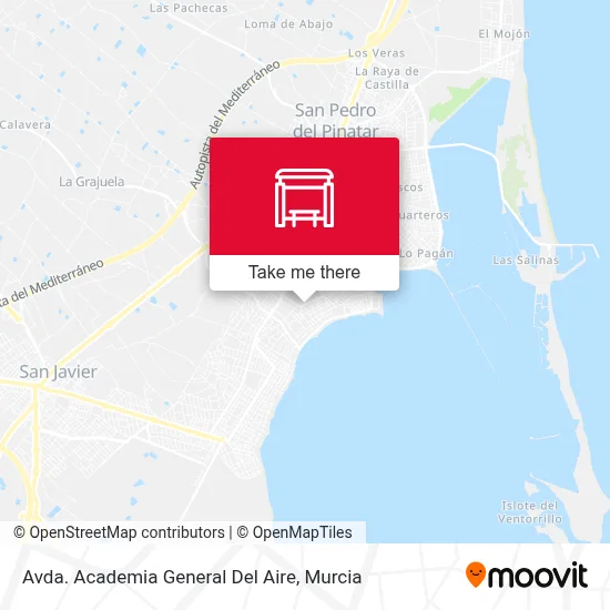 Avda. Academia General Del Aire map