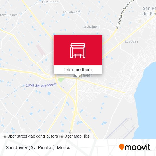 mapa San Javier (Av. Pinatar)