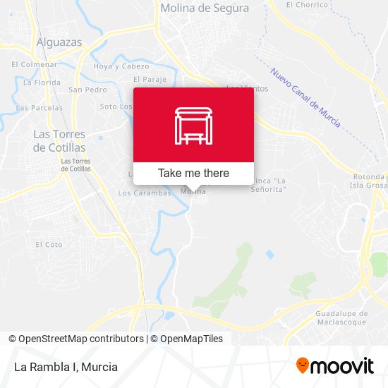 mapa La Rambla