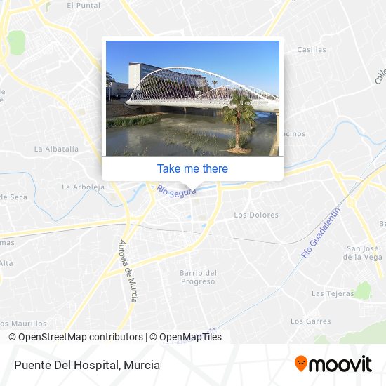 mapa Puente Del Hospital