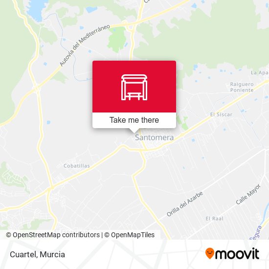 Cuartel map