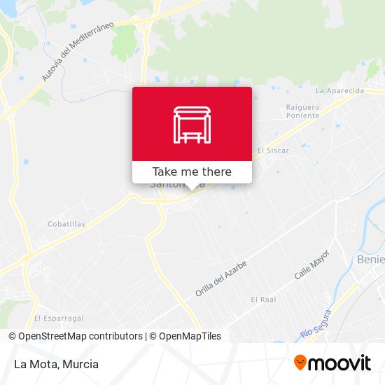 La Mota map