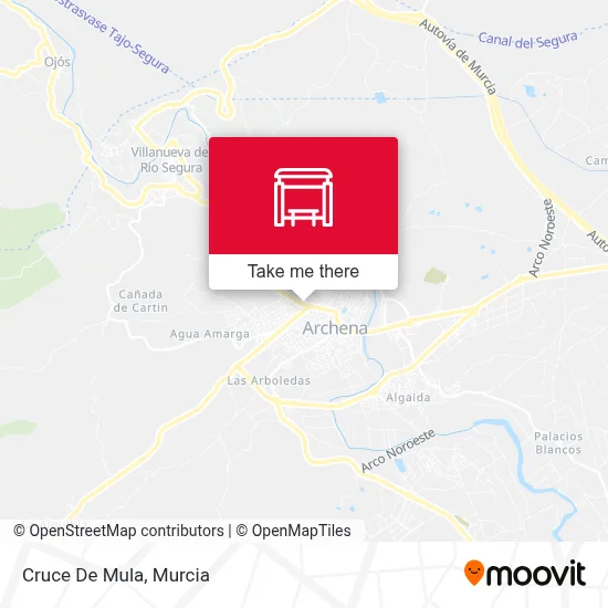 Cruce De Mula map