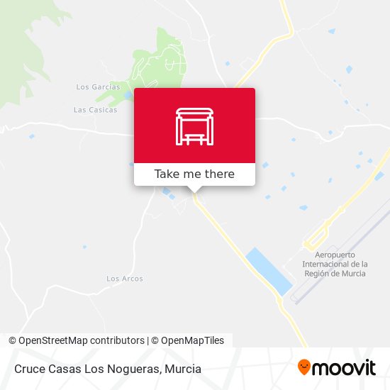 Cruce Casas Los Nogueras map
