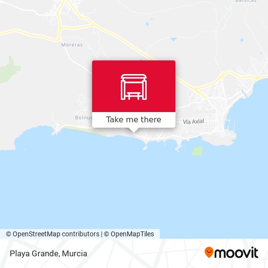 mapa Playa Grande