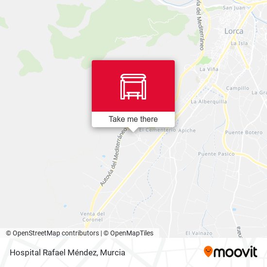 Hospital Rafael Méndez map